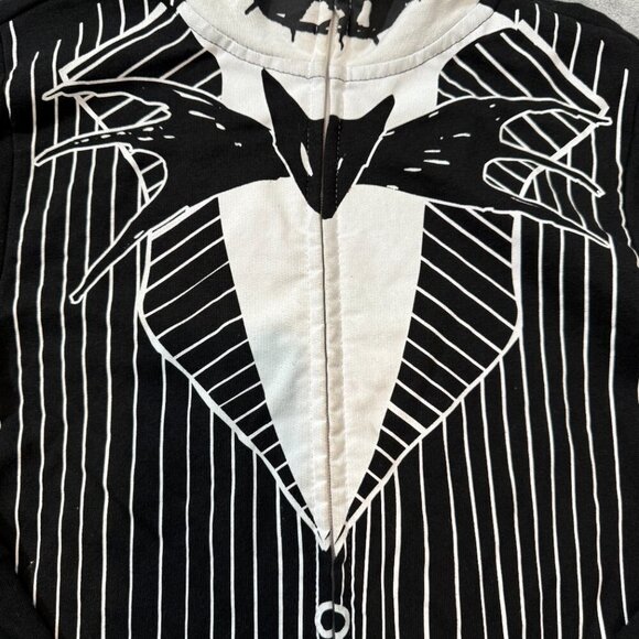 Nightmare Before Christmas Jack Skellington Full Face Zipup Hood Sweatshirt S - Picture 3 of 7